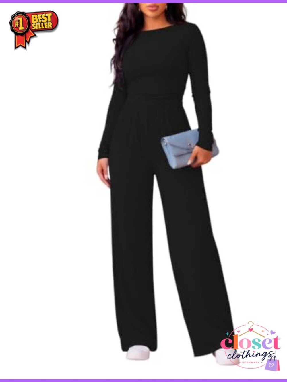 Women's Long Sleeve Dressy Jumpsuit Slimming One Piece Romper